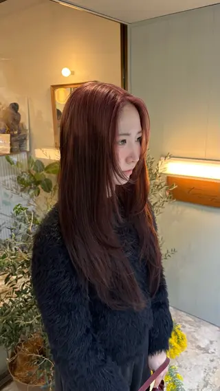 ロング カラー 田中 美海のヘアスタイル