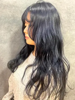 ロング カラー メンズ キッズ ネイル マツエク・マツパ GO TODAY SHAiRE SALON所属・透明感カラー🤎 ゆりのヘアスタイル