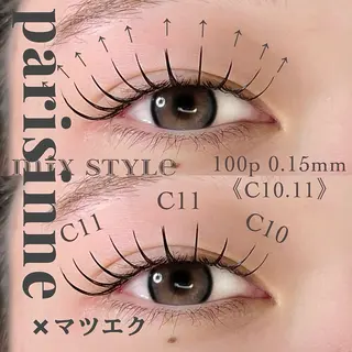 マツエク・マツパ 大阪梅田 SAKI 韓国風束感まつ毛のマツエク・マツパデザイン