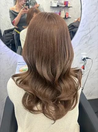 ロング カラー hair salon dot. mooda 韓国風サロン 町田店所属・韓国風ヘア🎀🩶 /♡𝓝𝓸𝓪♡のヘアスタイル