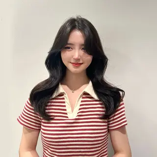 ロング カラー 🩷渋谷/韓国レイヤ ー/艶髪/Sayaのヘアスタイル