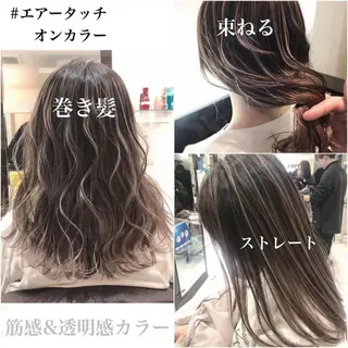 ロング カラー 韓国/インナーカラー 🍑YUI🍑のヘアスタイル
