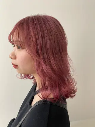 ミディアム カラー 【淡色color/ nail】maikoのネイルデザイン