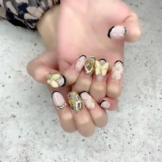 ロング カラー パーマ ヘアアレンジ メンズ キッズ ネイル マツエク・マツパ アイブロウ Salon Ｋのネイルデザイン