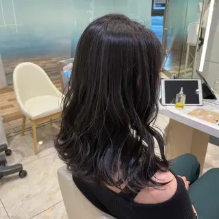 ロング カラー 波巻パーマ/毛流れ パーマ☘️りゅうせいのヘアスタイル