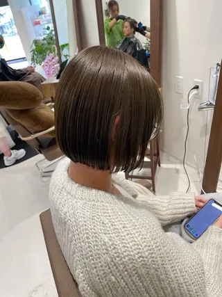 ショート カラー ボブ/インナーカラー /眉毛/Miyuのヘアスタイル