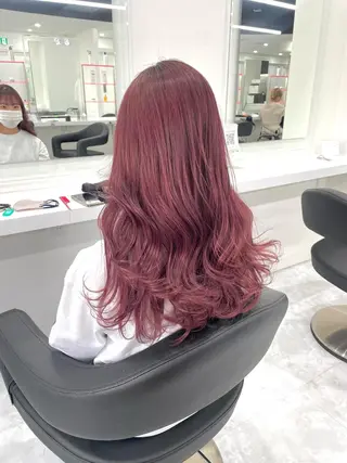 ロング カラー ブリーチなし透明感 💗RYOTAのヘアスタイル