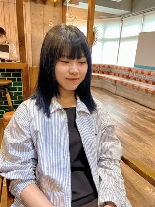 ミディアム カラー 🎨デザイン🥇 美髪・艶髪　日暮千敬のヘアスタイル