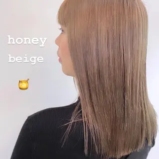 ミディアム エクステ ハイトーン 💭黒崎ハルカのヘアスタイル