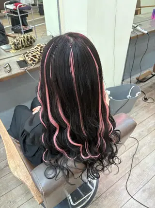 ロング エクステ/大須/黒坂 佳乃のヘアスタイル