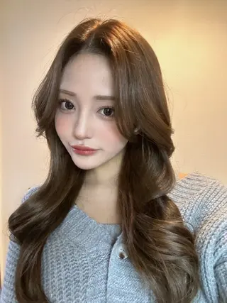 セミロング Maison髪質改善 レイヤー/三宮のヘアスタイル