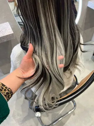 カラー 福島 果音のヘアスタイル