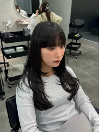 ロング 韓国特化🇰🇷千葉 /レイヤーカット竜生のヘアスタイル