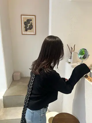 ミディアム iwami rena /Nary河原町のヘアスタイル