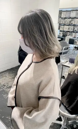 ミディアム カラー パーマ ヘアアレンジ メンズ キッズ nico TOKYO 渋谷所属・ブリーチ　ハイトーン 特化🌈フジタハルキのヘアスタイル