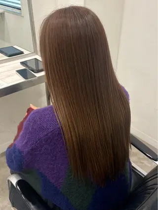 ロング カラー 韓国ヘア🇰🇷 HINAのヘアスタイル