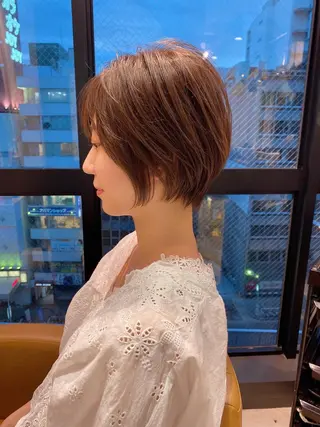 ショート カラー ショート、ボブの達人 東康介✨のヘアスタイル