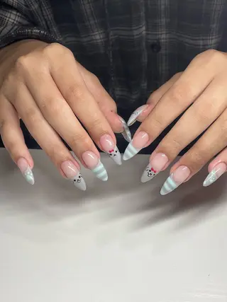 ロング LBnail.sae /おえかきネイルのネイルデザイン