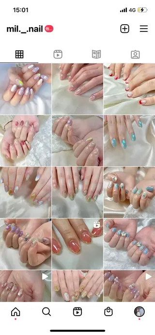 ネイル ﾐﾙﾌｨｰﾕ /Tomoeのネイルデザイン