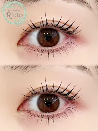 マツエク・マツパ Rinto/ makoのマツエク・マツパデザイン