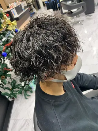 パーマ メンズ 🌴パーマオタク🌴 長谷川　諒佑🌈のヘアスタイル