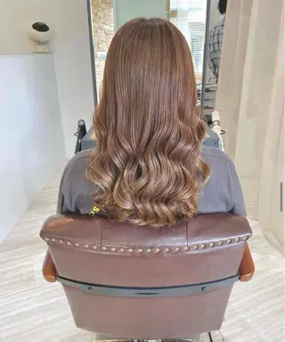 セミロング 美髪✨艶髪✨髪質改善 カラー特化❣辻本悠心のヘアスタイル