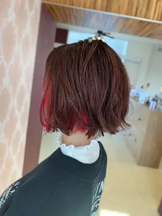 ショート カラー 工藤 勇樹のヘアスタイル