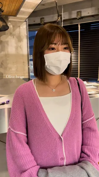 ミディアム カラー ショートカット募集中 /NAGISAのヘアスタイル