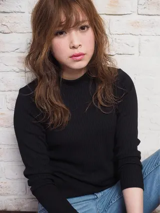 ロング カラー ヘアアレンジ 🌼こやま かおり🌼のヘアスタイル