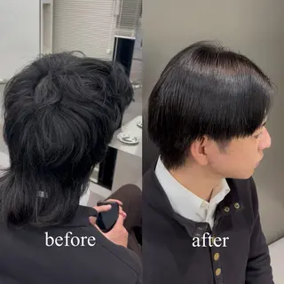 ショート パーマ ブリーチ矯正/ ブリーチ特化mikaのヘアスタイル