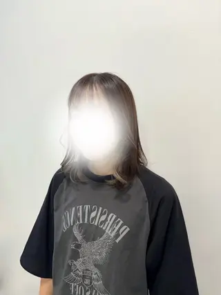 ミディアム カラー 豊川/Facil/ スズキサクラのヘアスタイル