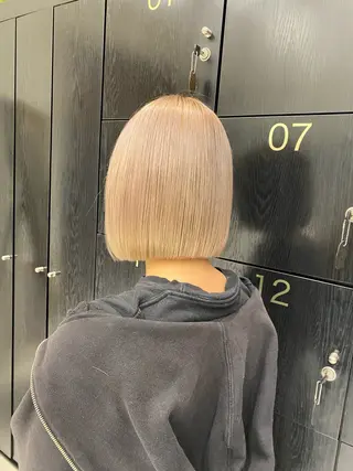 カラー 伊藤 柚奈のヘアスタイル