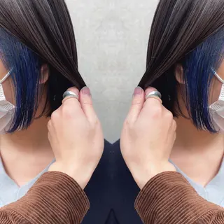 ショート カラー ヘアアレンジ 竹内啓太 ボブのヘアスタイル