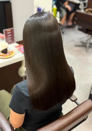 ロング カラー 韓国×髪質改善カラー 💎hinaのヘアスタイル