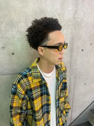 ショート カラー パーマ ヘアアレンジ メンズ キッズ ネイル マツエク・マツパ アイブロウ 中元 淳のヘアスタイル