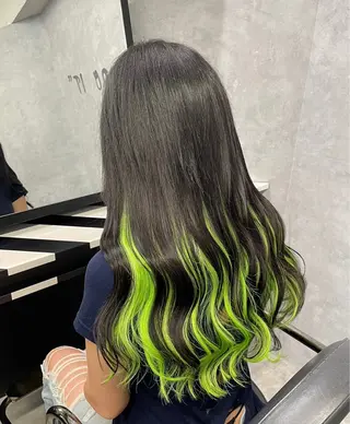 カラー 大阪ケアブリーチ/ ミルクティーベージュのヘアスタイル