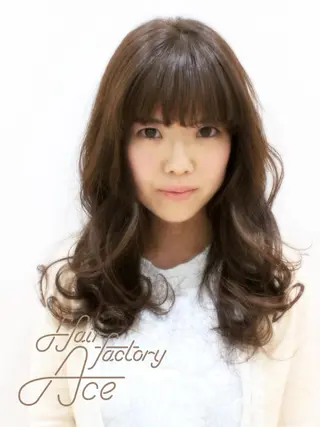 セミロング 所渉/韓国レイヤー /ウルフカットのヘアスタイル