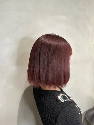 カラー 艶暖色/ベージュ SAKI💜のヘアスタイル