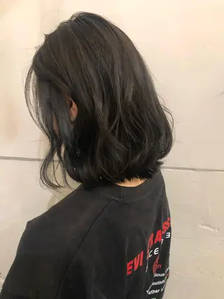 ミディアム カラー ショートボブ💗 ヤマネシオリのヘアスタイル