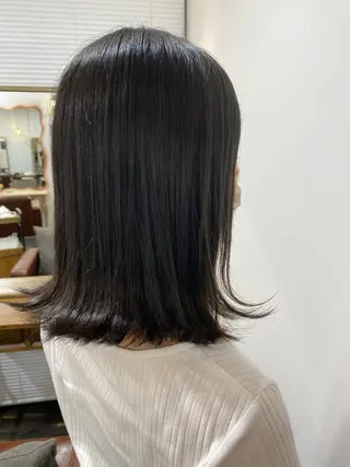 ミディアム カラー CIEN white所属・パーマモデル募集中 渥美翔人のヘアスタイル