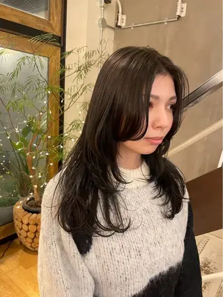 カラー 北堀江/透明感カラー レイヤー/じゅきのヘアスタイル