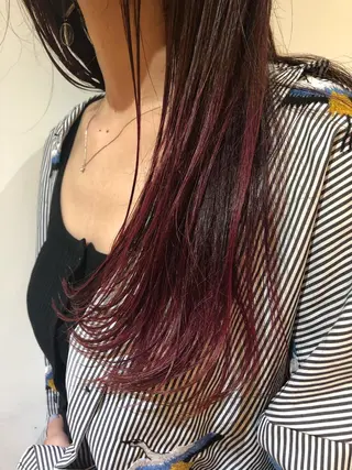 セミロング カラー INTRO.by Fi-Ne所属・韓国ヘア 店長NEGIのヘアスタイル