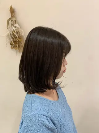 ミディアム 韓国レイヤー🪽 耳ツボジュエリーのヘアスタイル