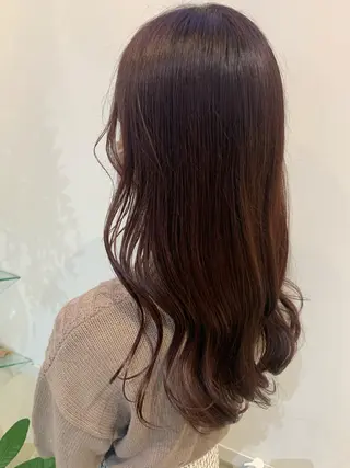 ロング カラー 透けるbrown カラー🎗♡yukaのヘアスタイル