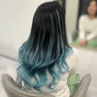 ロング シールエクステ KUMA🧸のヘアスタイル