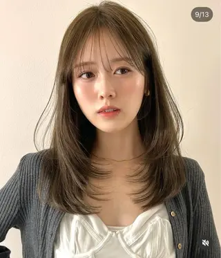 ミディアム 艶髪✨ 小野田のヘアスタイル