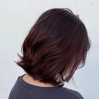 ミディアム カラー ブリーチカラー/ 岩破瑞希のヘアスタイル