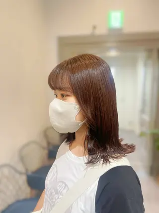 カラー 川本 芹奈のヘアスタイル