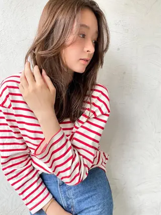 ロング カラー MUSASHI ブリーチカラー◎のヘアスタイル