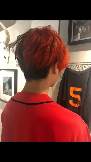 ショート カラー メンズ MIYU💋💖 〈XENA渋谷本店〉のヘアスタイル